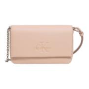 Calvin Klein Jeans Stilig Crossbody-väska med Justerbar Rem Pink, Dam