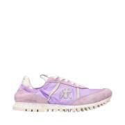 Premiata Färgglada Retrostil Sneakers Purple, Dam