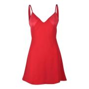 Costume National Modern Klänning 100% Polyester Red, Dam