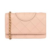 Tory Burch Mjuk Kornig Kedjeplånbok Pink, Dam