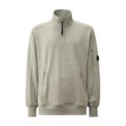 C.p. Company Grå Half-Zip Sweatshirt Gray, Herr