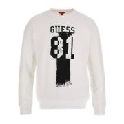 Guess ML Logo Bomullströja - Vit White, Herr