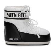 Moon Boot Snö stövlar med främre snörning stängning White, Dam