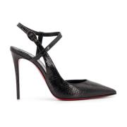 Christian Louboutin Stjärna Spegel Läder Pumps Black, Dam