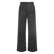 Rick Owens Drkshdw Byxor Geth Jeans Gray, Herr