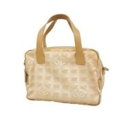 Chanel Vintage Pre-owned Canvas chanel-vskor Beige, Dam