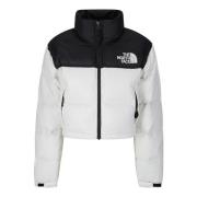 The North Face Kort dunjacka med tvåfärgad design White, Dam