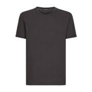 Dolce & Gabbana Casual Bomull T-shirt i Svart Gray, Herr