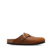 Birkenstock Brun Läder Sandaler Smal Bredd Brown, Dam