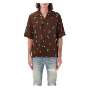 Amiri Retro Dice Bowling Skjorta Brown, Herr