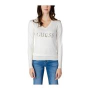 Guess Jersey Tops & T-shirt Kollektion White, Dam