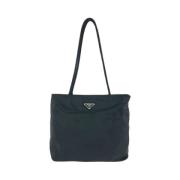 Prada Vintage Pre-owned Canvas prada-vskor Black, Dam