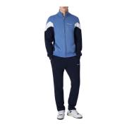 Champion Slim Fit Powerblend Dragkedja Jumpsuit Blue, Herr