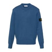 Stone Island Tröja med logotyp Blue, Herr