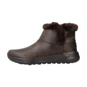 Skechers Winter Boots Brown, Dam