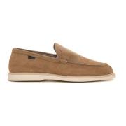 Hogan Mocka Loafer med Logotunga Beige, Herr