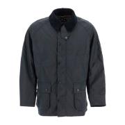 Barbour Vaxad jacka med raglanärmar Blue, Herr