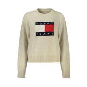 Tommy Hilfiger Beige Ulltröja Beige, Dam