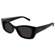 Saint Laurent Cat Eye Solglasögon Ultra Feminin Black, Dam