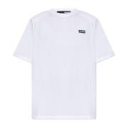 Rotate Birger Christensen T-shirt med avtagbara axelvaddar White, Dam