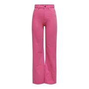 Only Camille-milly jeans Pink, Dam