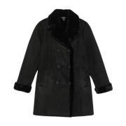 Ralph Lauren DB F Shea 32 Unlined Coat Black, Dam