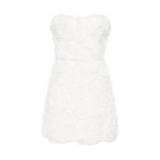 Ermanno Scervino Short Dresses White, Dam