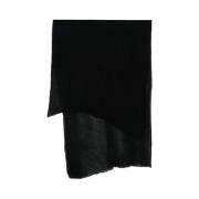 Fedeli Svart Cashmere Omlott Halsduk Black, Herr