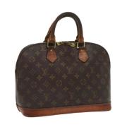 Louis Vuitton Vintage Pre-owned Canvas handvskor Brown, Dam