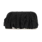 Benedetta Bruzziches Crystal Mesh Venus La Grande Clutch Black, Dam