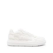 Alexander Wang Vit Läder Sneaker med Perforerad Tåbox White, Herr