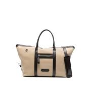 Tom Ford Beige Bum Bag med Top Zip Beige, Herr