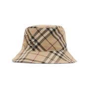 Burberry Broderad Logga Beige Hatt Beige, Herr