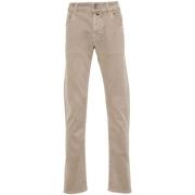 Jacob Cohën Ljusbrun Denim Slim Fit Jeans Beige, Herr