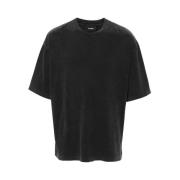 Axel Arigato Svart Bomull Jersey Crew Neck T-shirt Black, Herr