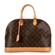 Louis Vuitton Vintage Pre-owned Canvas handvskor Brown, Dam