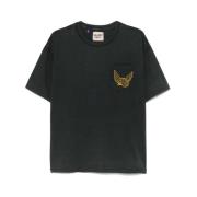 Gallery Dept. Svart Crew Neck T-shirt med Bröstficka Black, Herr