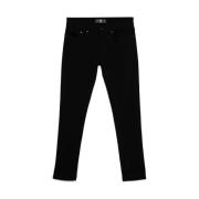 Pt01 Svarta Skinny Cut Denim Jeans Black, Herr