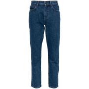 Soeur Blå Denim Jeans med Tapered Leg Blue, Dam