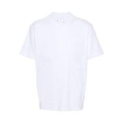 Sacai Vit Bomull Crew Neck T-shirt White, Herr