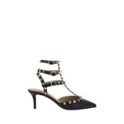 Valentino Garavani Rockstud Läderpumps Black, Dam