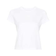 T by Alexander Wang Vit Logo Print Crew Neck T-shirt White, Dam