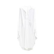 Vetements Vit Blommig Mesh Slöja White, Dam