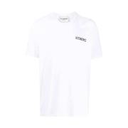 Iceberg Grafiskt Tryck Bomull T-shirt White, Herr