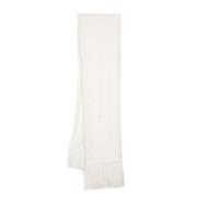 David Koma Vit Texturerad Omlott Halsduk White, Dam