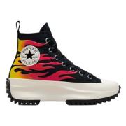 Converse Run Star Hike Platform Flames Sneakers Multicolor, Dam