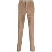 Rota Slim-fit Trousers Brown, Herr