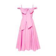 Patou Midi Dresses Pink, Dam