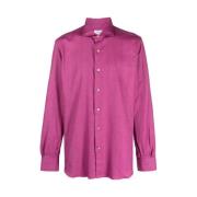 Mazzarelli Casual Shirts Pink, Herr