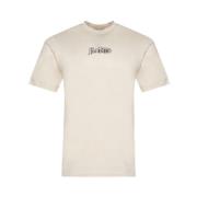 Burberry Kräm Vit Logotyp T-shirt Beige, Herr